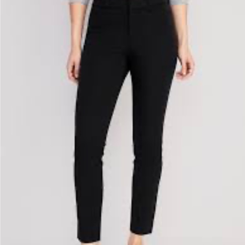 NWT Old Navy Pixie Skinny Black Pants Size 24